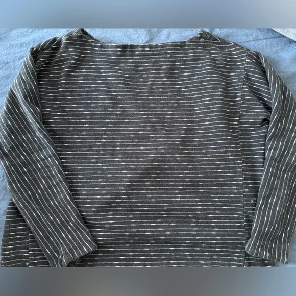 Madewell Black and White Striped Sweater - Picture 4 of 9